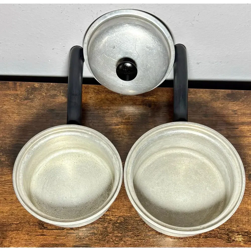 Vintage Vita Craft Aluminum Sauce Pan Set #201N & #200N Made In USA Mid-century